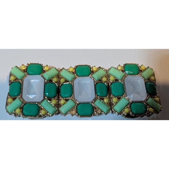 Stretch Fashion geometric shaped bracelet - Picture 1 of 2